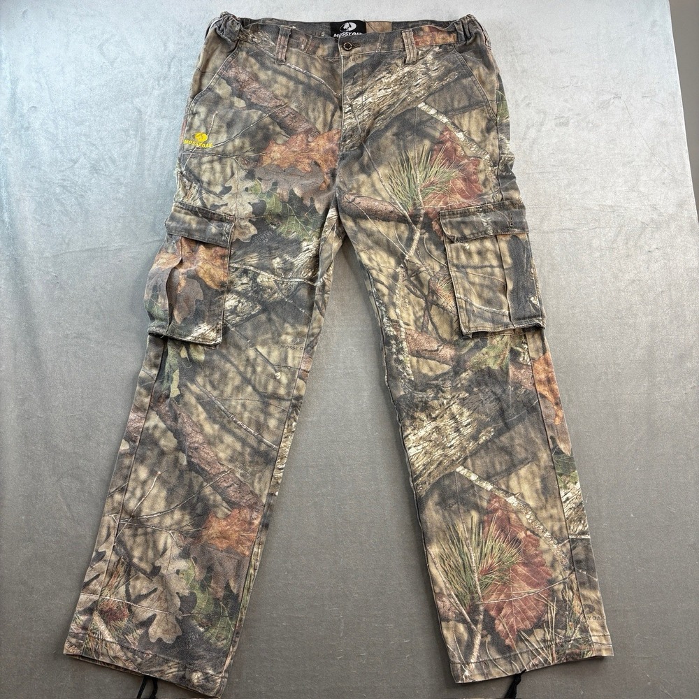 Mossy Oak Camo Cargo Pants Hunting Realtree Style Mens L